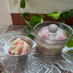 スイカと塩麴。